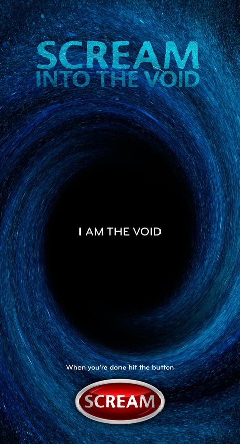 Scream into the void existence exist nothingness big nothingness other the other the big other psychology psychological psycho experience non-existence experience no experience scream yell I am the void big nothingness calm peace at peace peaceful mind peacefulness mindfulness depression website the beauty of the world without me in it despair disappearing disappear no death fade away magical neon genesis Coquette Whispers, Into The Void, Peaceful Mind, Pinterest Help, At Peace, The Void, Neon Genesis, Without Me, Peace Of Mind