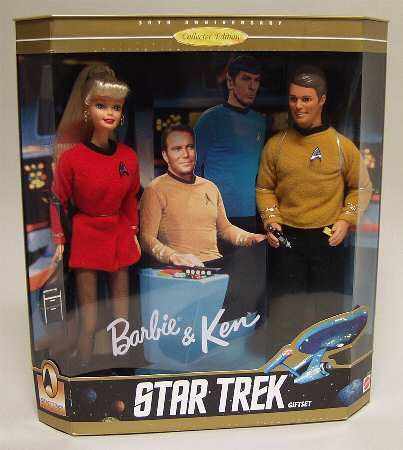 Star Trek Gifts, Barbie Y Ken, 30th Anniversary Gifts, Star Trek Collectibles, Barbie Ken, Barbie Vintage, Barbie Toys, Ken Doll, Barbie I