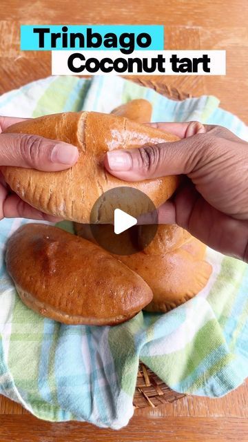 Renz | Caribbean Recipes on Instagram: "Anyone want some Coconut Tart?🙋🏽‍♀️ This  Caribbean snack is a favorite across the borders and a MUST try at least once! 😋   A delectable pastry dough pocket filled with sweetened shredded coconut and “stewed” with additional spices like cinnamon, nutmeg, and ginger.   Full recipe on thisbagogirl.com or comment COCONUT and I will send recipe to your inbox 📥   . . . #CoconutTart #CaribbeanSnacks #PastryLovers #MustTryRecipe #SweetTreats #IslandFlavors #CoconutLovers #BakingJoy #CaribbeanCuisine #RecipeShare #SnackTime #FoodieFavorites #TastyTreats #BakingInspiration #DeliciousDesserts #HomeBaking #FoodieHeaven #DessertLovers #BakingLove #YummyRecipes #SweetTooth #TropicalFlavors #BakingFromScratch #HomemadeGoodness #foodiecommunity" Caribbean Coconut Tart, Coconut Tarts Recipe Caribbean, Coconut Tarts Recipe, Coconut Tart Recipe, Coconut Tart, Tarts Recipe, Caribbean Cuisine, Tart Recipe, Pastry Dough