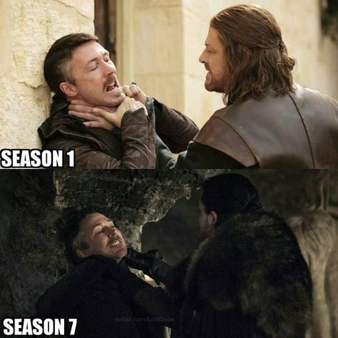 Game of Thrones parallel Good times with Petyr Baelish. . . . . . . . . #thronesmemes #gameofthrones #asoiaf #got #hbo #gameofthroneswallpaper Dragon Game Of Thrones, Trailer House, Medici Masters Of Florence, Game Of Thrones Meme, Eddard Stark, Game Of Thrones Facts, Petyr Baelish, Ned Stark, Aidan Gillen