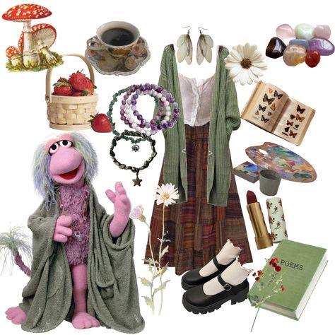 Fraggle Rock Mokey, Mokey Fraggle, Olivia Outfits, Genderqueer Fashion, Unorganized Idea, Fraggle Rock, Rock Outfits, Funky Outfits, Antique Clothing