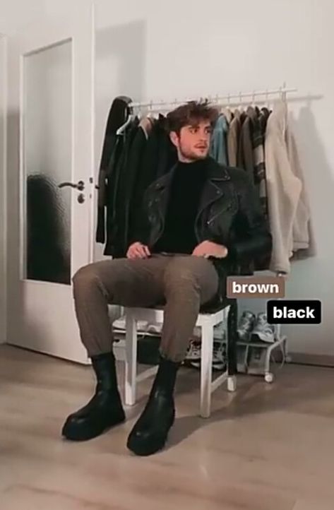 Black Boots Men Outfit Aesthetic, Boots Outfit Men Aesthetic, Bad Boy Style Outfits, Dark Outfits Men, Black Boots Men Outfit, Bad Boy Outfit, Cdg Converse Outfit Men, Dr Martens Men Outfit, Bad Boy Outfits