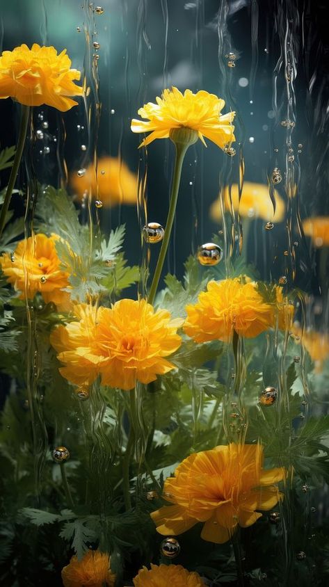 Rain Iphone Wallpaper, Nature Flowers Photography, Flower Rain, Rain Wallpaper, Iphone Wallpaper Aesthetic, Nature Photography Flowers, Beautiful Scenery Photography, Rain Wallpapers, Iphone Art