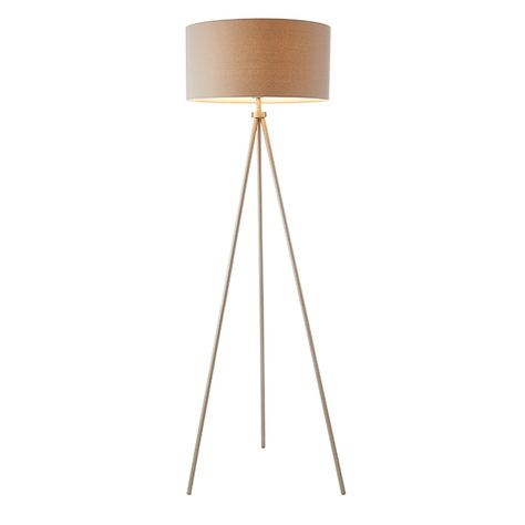 Lounge Lighting, Floor Light, Contemporary Floor Lamps, Stylish Tables, Led Lamps, Lamp Socket, Tripod Floor Lamps, Tripod Lamp, Gray Linen