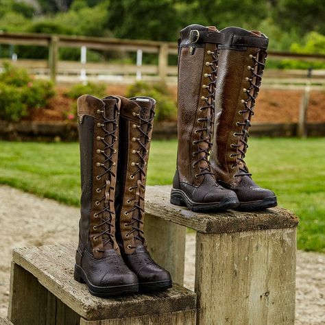 ARIAT Max Country Boots 🌧️ Introducing your new favourite waterproof country boots! The Max Waterproof Berwick & Coniston styles have been updated and now perform better than ever before ☂️ Premium DRYMax™ waterproof & breathable construction keeps you dry in wet environments ☂️ ATS® technology provides ergonomic support on uneven terrain ☂️ Full-length YKK® back zipper Which style will you choose? 👀 #randrcountry #ariat #ariatequestrian #riding #horses #maxboots #ridingboot #conistonboot #... Country Boots, How To Introduce Yourself, Riding Boots, And Now, Equestrian, Dream Closet, Full Length, Horses, Technology