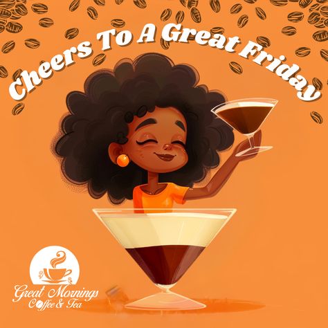 Happy Friday! Cheers to kicking off the weekend with a great start ☕🤎🧡

#GreatMorningsCoffeeandTea #Coffee #MorningCoffee #EspressoMartinis #CoffeeTime #Cheers #FridayMood #WeekendVibes Weekend Vibes, Coffee Art, Coffee Time, Happy Friday, Morning Coffee, The Weekend, Coffee Tea, Coffee, Art