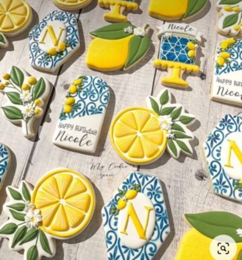 Italian Motifs, Mediterranean Party, Lemon Themed Party, Italy Party, Italian Themed Parties, Italian Party, Italian Theme, Amalfi Coast Wedding, Birthday Treat