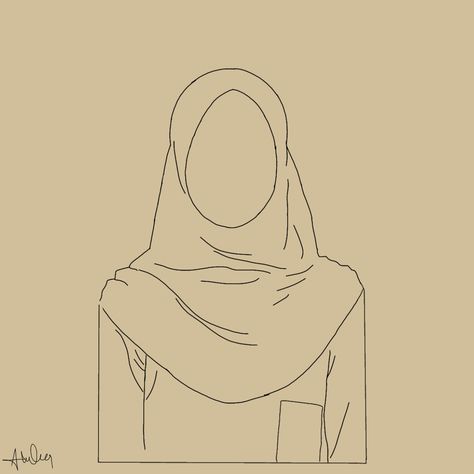 Polaroid Papercraft, Hijabi Sketch, Hijab Sketch, Hijab Drawing, Sketch Videos, Indie Drawings, Eye Sketch, Girl Drawing Sketches, Islamic Cartoon