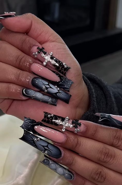 1st Of April, Junk Nails, Pink Chrome Nails, Pink Chrome, Baddie Nails, Colored Acrylic Nails, Dope Nail Designs, Acrylic Nails Coffin Pink, Unique Acrylic Nails