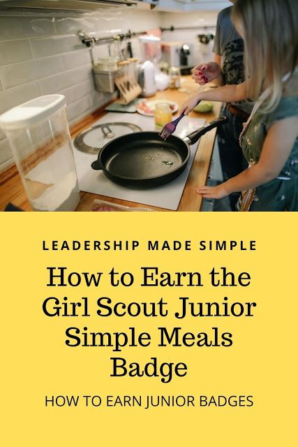 Junior Badges Girl Scouts, Junior Simple Meals Badge, Junior Girl Scouts Activities, Junior Girl Scout Badges, Girl Scout Trefoil, Girl Scout Meeting Ideas, Juliette Gordon Low, Scout Mom, Girl Scout Badges