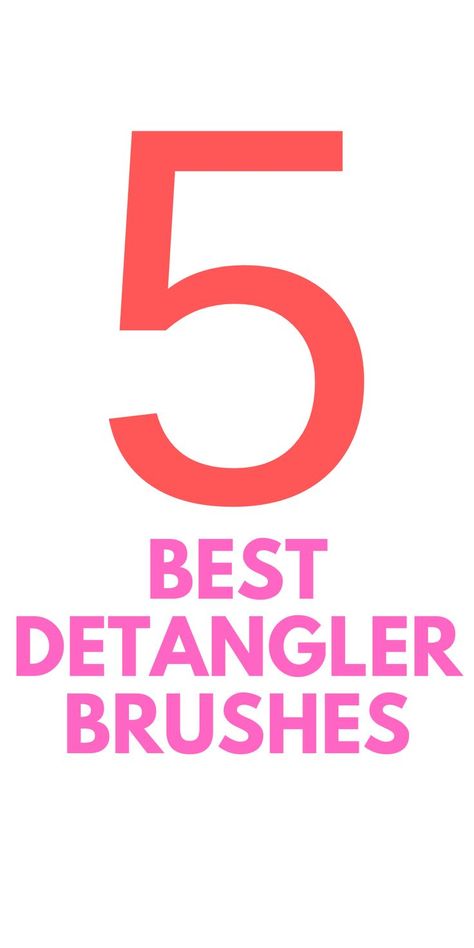 5 BEST Detangler Brushes - Looking for some great detangler brushes? Here are 5 of them that you can use. Best Detangler, Best Detangling Brush, Detangler Brush, Detangle Hair, Tangled Hair, Best Brushes, Detangling Brush, Hair Detangler, Tangled