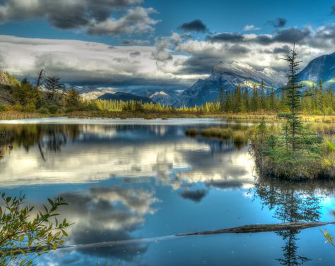 Banff Alberta Canada, Vermillion Lakes, Banff Alberta, Alberta Canada, Voyage, Lake, Natural Landmarks, Photography, Travel