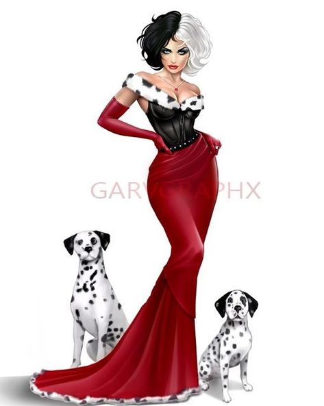 Keith Garvey on Instagram Evil Dresses, Disney Villain Costumes, Cruella Deville Costume, Cruella Costume, Keith Garvey, Villain Costumes, Fantasia Disney, Cruella Deville, Red Costume