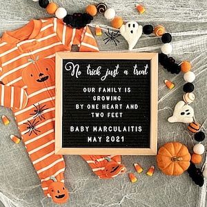 Pumpkin Pregnancy Announcement, Halloween Baby Announcement, Fall Baby Announcement, Digital Baby Announcement, Halloween Pregnancy Announcement, Pregnancy Announcement Template, Pregnant Halloween, Pregnancy Announcements