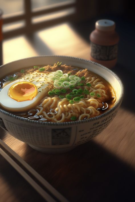 Nothing like a comforting bowl of Ramen noodle soup on a cold night! So many different variations and flavors, you're sure to find one that fits your taste.  For delicious recipes visit https://www.hellocinnamon.com   #RamenHeaven #DeliciousRamen #TastySoup #CozyNoodleSoup #TheBestNoodleSoup #Ramen #YummySoup #SatisfyingSoups #HealthyRamen Aesthetic Ramen Bowl, Ramen At Home Aesthetic, Ramen Aesthetics Korean, Ramen Noodle Aesthetic, Ramen Bowl Aesthetic, Food Noodles Ramen, Ramen Aesthetics, Aesthetic Ramen, Ramen Aesthetic