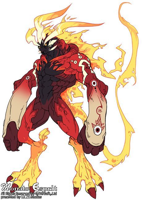 Zack's true demon form Demon Types List, Fire Monster Concept Art, Demon Form Concept Art, Fire Monster Art, Beasts Concept Art, Demon Claws, Monster Hybrid, Gate Guardian, Beast Drawing