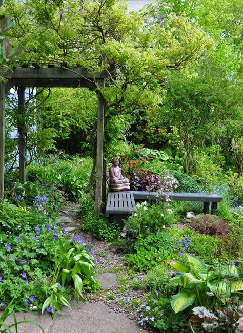 Woodland Garden Ideas Enchanted Forest, Backyard Garden Layout, Three Dogs, Have Inspiration, Outdoor Gardens Design, Woodland Garden, Garden Layout, Garden Cottage, Back Garden