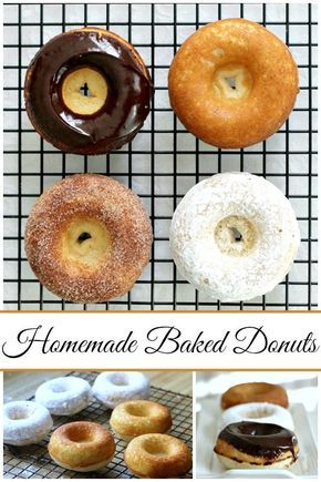 Homemade Baked Donuts, Chocolate Donuts Baked, Donuts Chocolate, Homemade Chocolate Frosting, Cake Donuts Recipe, Grateful Prayer, Easy Donut Recipe, Easy Donuts, Homemade Donuts Recipe