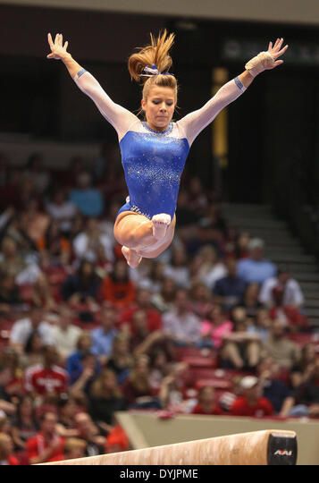 Birmingham, AL, USA. 19th Apr, 2014. April 19, 2014: Florida's alaina Johnson leaps across the beam during the Team Finals of the 2014 NCAA Women's Gymnastics Championships at the Birmingham-Jefferson Convention Complex in Birmingham, AL. Kyle Okita/CSM/Alamy Live News Ragan Smith, Beam Gymnastics, Foto Sport, Sport Videos, Jordyn Wieber, Amazing Gymnastics, Gymnastics Poses, Gymnastics Photos, Gymnastics Photography