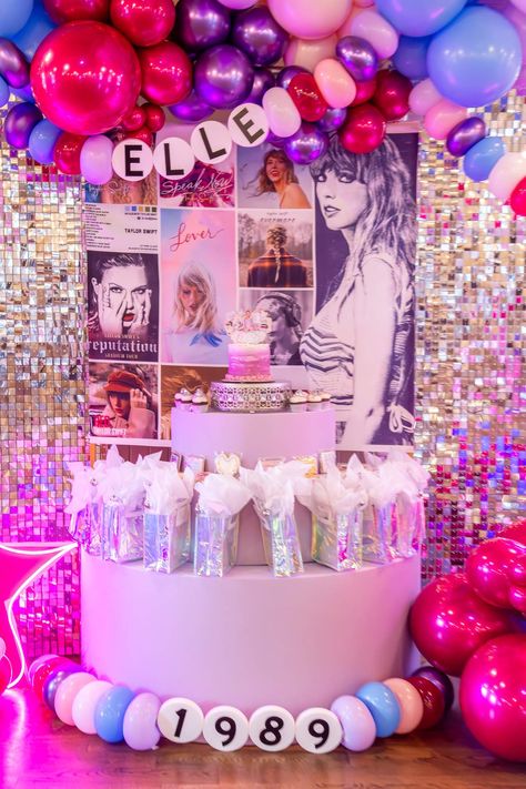 Taylor Swift Birthday Party Ideas | Photo 9 of 34 | Catch My Party Bolo Taylor Swift, Birthday Taylor Swift, Taylor Swift Birthday Party, Taylor Swift Cake, Taylor Swift Birthday Party Ideas, Adult Party Themes, Girls Birthday Party Themes, Taylor Swift Party, Taylor Swift Birthday