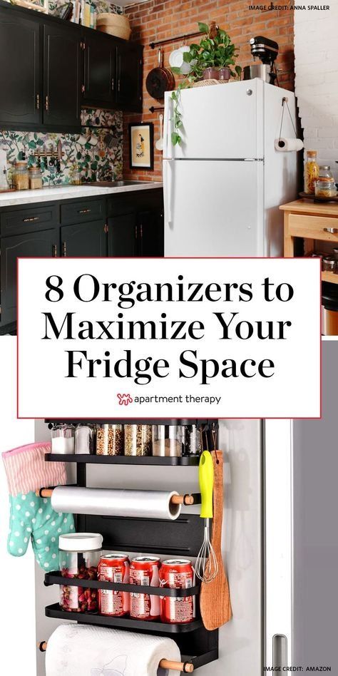 Storage On Top Of Refrigerator, What To Put On Top Of Fridge, Above The Fridge Storage, Side Of Fridge Storage, Top Of Fridge Organization, Over Fridge Storage, Above Fridge Decor, Top Of Fridge Decor Ideas, Above Fridge Storage