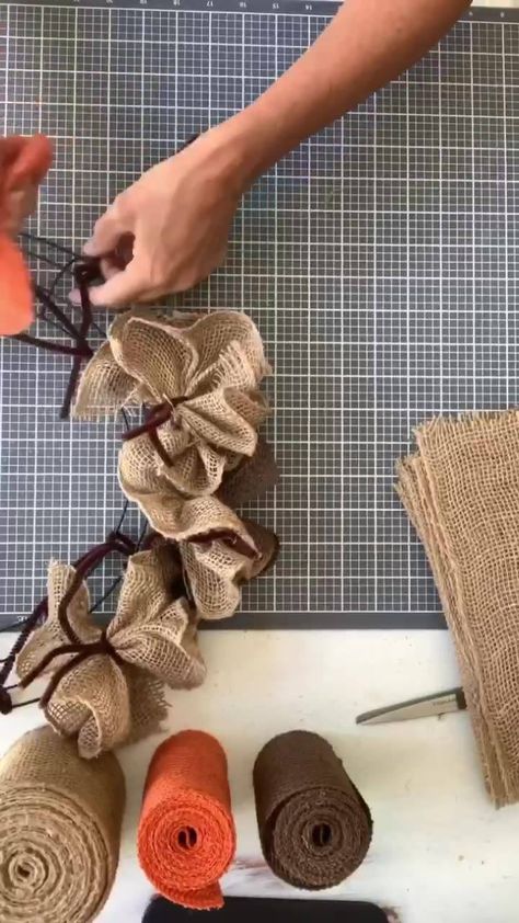 Making A Burlap Wreath, Burlap Deco Mesh Wreath Diy, Fall Wreaths With Burlap, Christmas Fabric Heart Wreath, Different Wreath Styles, Easy Deco Mesh Wreath, Hearts And Halos Designs By Sherry, 5 Inch Burlap Wreath Diy, Burlap Ruffle Wreath Tutorial