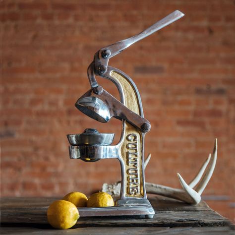 Combine style, ease, and enjoyment with this manual juicer. Sure, it's a lime squeezer and lemon squeezer, but it's more appropriately a juice squeezer. Salud! Juice Squeezer, Dc Apartment, Lime Squeezer, Solid Works, Lemon Juicer, Citrus Squeezer, Manual Juicer, Retro Appliances, Lemon Squeezer