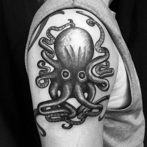 Tattoo Main, Octopus Tattoo Sleeve, Kraken Tattoo, Squid Tattoo, Tier Tattoo, Octopus Tattoo Design, Octopus Tattoos, Kunst Tattoos, Wild Tattoo