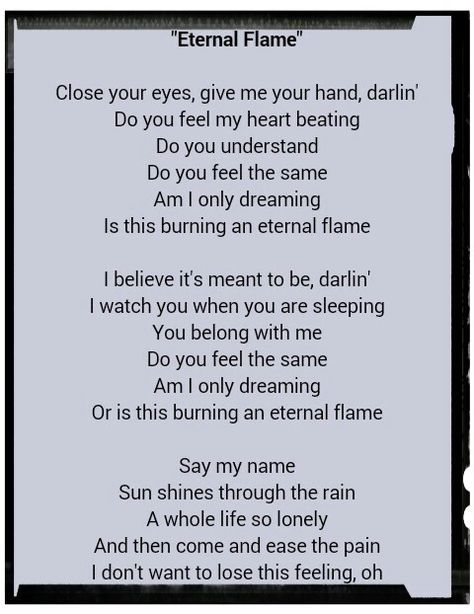 Eternal Flame Eternal Flame, Roman Emperor, Tat Ideas, Music Guitar, It's Meant To Be, Close Your Eyes, Do You Feel, In A Heartbeat, Drake