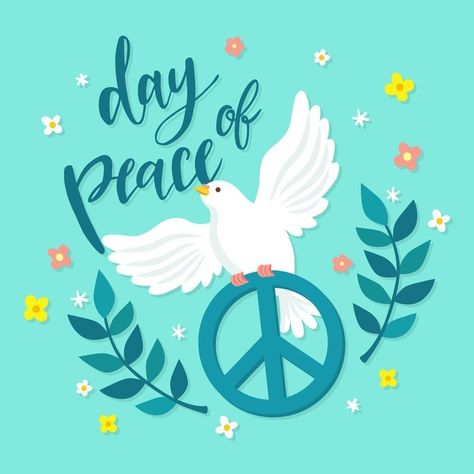 International day of peace with dove and... | Free Vector #Freepik #freevector #hand #world #hand-drawn #celebration Peace Drawing, Mother In Heaven, Peace Day, Day Of Peace, Peace Bird, International Day Of Peace, Kids Background, Large House, Fabric Houses