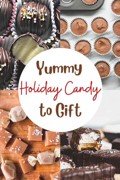 It's the most wonderful time of the year, and if you're looking for some of the best Christmas candy recipes then we've got you covered. Making homemade candy gifts for the holiday doesn't need to be hard so we've gathered together some recipes to help make it easy! #christmas #christmascandy #homemadegifts Easy Christmas Candy Gifts, Best Christmas Candy Recipes, Crockpot Candy Recipes Christmas, Homemade Candy Gifts, Homemade Hard Candy, Candy For Christmas, Best Christmas Candy, Peanut Butter Bon Bons, Homemade Christmas Candy