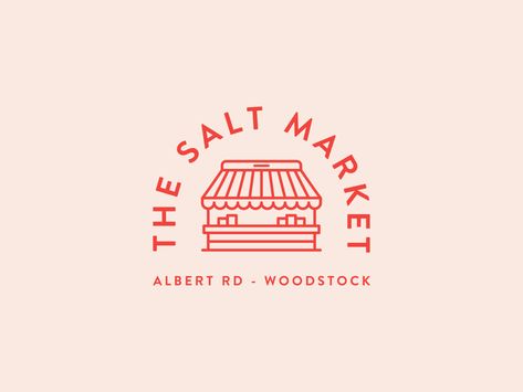 Grocery Store Design Logo, Market Logo Ideas, Food Logo Inspiration, Market Logo Design, Salt Logo, Cool Logo Design, Ideas Para Logos, Market Branding, Supermarket Logo