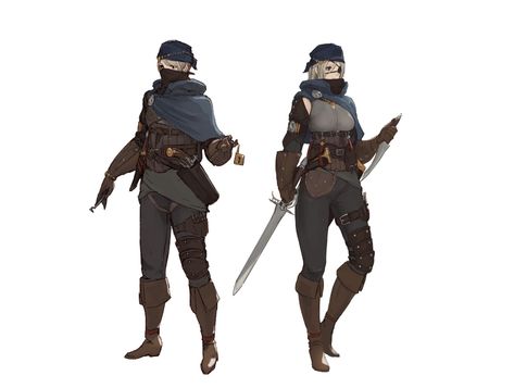 ArtStation - Thief, Sonech . D D Rogue, Thief Character, Werewolf Games, Blessing Bags, Fantasy Theme, Medieval Clothing, High Fantasy, Character Design Male, Fantasy Rpg