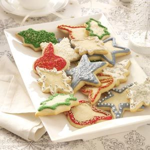 Butter Sugar Cookies, Halloween Desserts, Christmas Cooking, Cookie Ideas, Sugar Cookies Recipe, Holiday Cooking, Cookies Recipes Christmas, Taste Of Home, Favorite Cookies