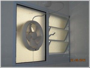 Exhaust Fan Bathroom Window, Bathroom Ventilation Ideas, Bathroom Exhaust Fan Ideas, Bathroom Ventilation Window Design, Ventilation Window Design, Window Exhaust Fan, Window Ventilation, Small Bathroom Window, Bathroom Vent