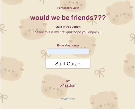 pls play my quiz! I'm not really sure how this works but hopefully it does :) Quiz Website, Bored Jar, Play Quiz, Friend Quiz, Anime Recommendations, Online Quiz, Generate Leads, I Trusted You, Personality Quiz