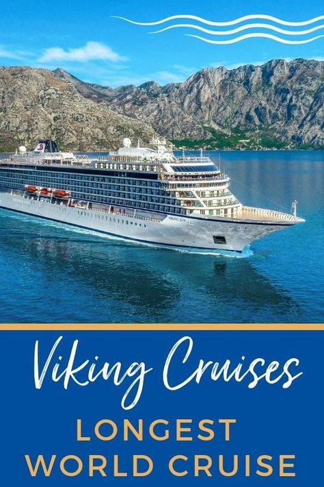 Viking Cruises Sets Sail on the Longest World Cruise. Have you ever dreamed about seeing the world one port at a time? Now is your chance on this 245-day world cruise on Viking Sun. #cruise #worldcruise #VikingCruises #eatsleepcruise Dream Manifestation, Cruise Ideas, Cruise Pictures, Viking Cruises, World Cruise, Cruise Excursions, Ocean Cruise, Packing For A Cruise, Norwegian Cruise Line