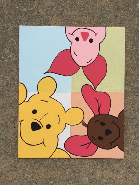 Painting Acrylic Handmade Size 8x10 Canvas Painting For Newborn, Cute Paintings For Grandma, Small Canvas Cartoon Paintings, Acrylic Painting Ideas For Bedroom, Silly Canvas Paintings, Cartoon Easy Paintings, Cartoon Canvas Art Paintings, 8×10 Canvas Painting Ideas, Canvas Art With Markers