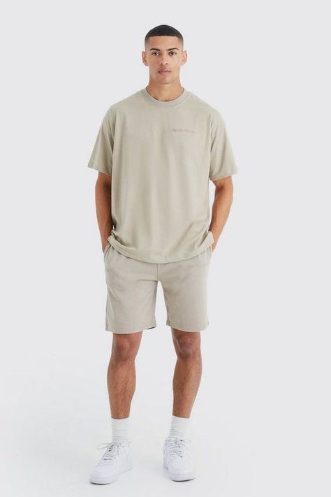 Short Tracksuit, Comfy Summer Outfits, Full Tracksuit, Athleisure Men, Mens Shorts Outfits, Mens Summer Outfits, Guys Clothing Styles, Sweatshirt Set, Athleisure Outfits