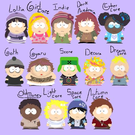 South Park Character Sheet, Southpark All Characters, South Park Characters Fanart, Give Me 6 South Park Characters To Draw, Tyde Sp, South Park Characters Names, South Park Oc Base, South Park Base, Me As A South Park Character