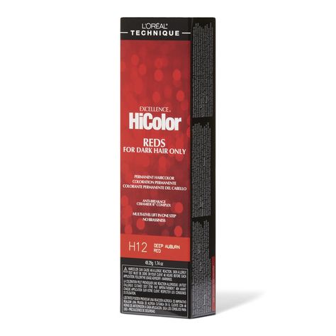 Loreal Hicolor, Auburn Red, Brown Hair Dye, Eyes Lips Face, Body Moisturizers, Sally Beauty, Copper Red, Permanent Hair Color, Red Hair Color