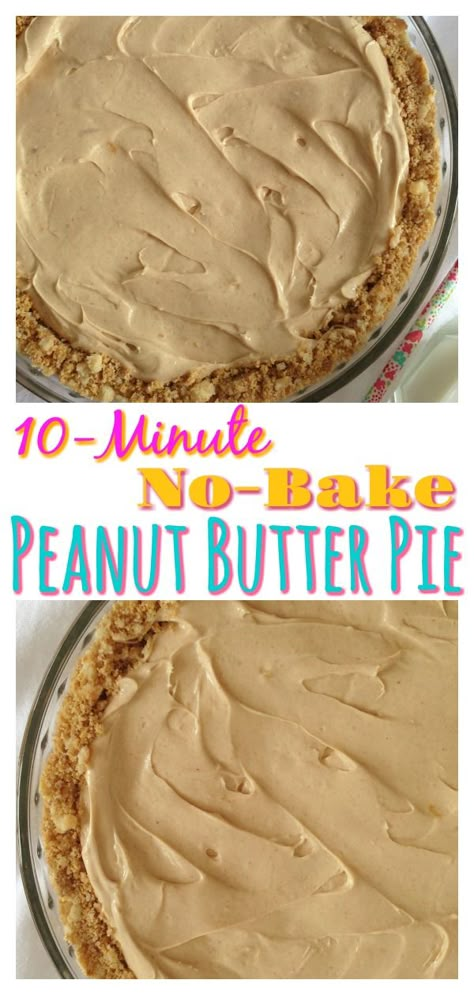 No Bake Cream Cheese Peanutbutter Pie, Cream Cheese Peanut Butter Pie No Bake, Cold Peanut Butter Pie, Fluffy No Bake Peanut Butter Pie, Freezer Peanut Butter Pie, Peanut Butter Pie Without Cool Whip, Peanut Butter Pie No Cool Whip, Easy No Bake Peanut Butter Cheesecake, The Best Peanut Butter Pie