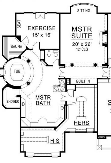 House Plan Display, Home Plans, | Archival Designs 2 Bed 2 Bath Luxury Hotel Floor Plans, Bedroom Addition Plans, Master Suite Layout, Master Suite Floor Plan, Master Suite Addition, Shaped House, Luxury Floor Plans, Bedroom Addition, Woodland Cottage