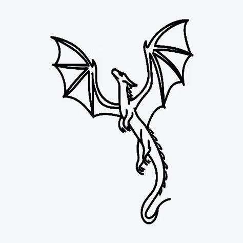 Find Your Dream Dragon Tattoos! (171 Ideas) | Inkbox™ Mystical Dragon Tattoo, Simple Dragon Drawing, Easy Dragon Drawings, Mystical Dragon, Power Magic, Inkbox Tattoo, Dragon Tattoos, Cool Dragons, Dragon Tattoo Designs