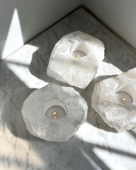 Harper Wilde, Quartz Candle, Quartz Candle Holder, Crystals Aesthetic, Crystal Aesthetic, Raw Quartz, The Beauty Of Nature, My Dream Home, Clear Quartz