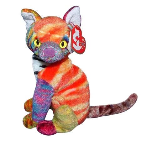 Kaleidoscope is a part of the Ty Beanie Babies product line. This plush toy comes with all its original tags in mint condition. Snag Kaleidoscope today! It's the perfect Cat to give your kids, your friends, or a TY collector. Great for Birthdays, Easter Baskets, Christmas gifts and more! Size: Approximate Dimensions: Height: 6" x Length: 4" x Width: 4".  Color: Multicolor. Baby Beenies, Cat Beanie Baby, Baskets Christmas, Cat Stuffed Animal, Ty Plush, Cat Beanie, Dog Stuffed Animal, Stuffed Animal Cat, A Clown