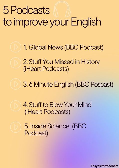 All podcasts available on Spotify! Improve English, Improve Your English, Global News, Blow Your Mind, Teacher Store, Teachers Pay Teachers, Educational Resources, Teacher Pay Teachers, Podcast