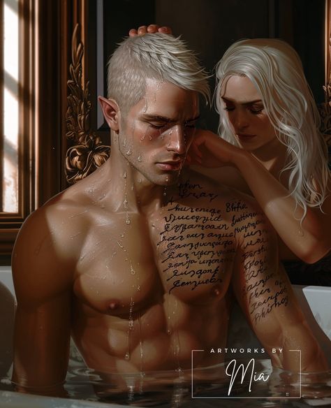 Rowan & Aelin Cassian Azriel, Throne Of Glass Characters, Rowan Whitethorn, Tam Lin, Rowan And Aelin, Books Fanart, Throne Of Glass Fanart, Sara J Maas, Aelin Ashryver Galathynius