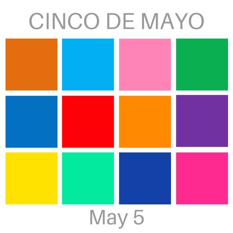 Initially a commemoration of the Mexican army’s victory over French forces on May 5, 1862 at the Battle of Puebla, Cinco de Mayo has become a broader celebration of Mexican-American culture. It’s now a bigger day of celebration in America than in Mexico and festivals are now held to mark Cinco de Mayo around the world. Here’s a colour palette of the colours often found in Mexican art, design and architecture. Colour illustration: Zena O’Connor, PhD © Design Research Associates @zena_oconnor Mexico Colour Palette, Bright Mexican Color Palette, Mexican Fiesta Color Palette, Mexican Color Palette Mexico, Mexican Colour Palette, Latin Color Palette, Fiesta Color Palette, Mexico Color Palette, Mexican Color Scheme