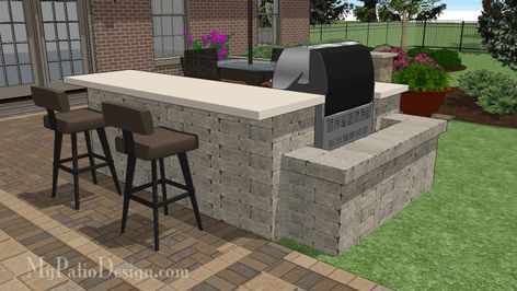 The Grill Station with Bar Design R36 design will help you create everything you need when it comes to grilling and socializing. How-to's, material list and more.